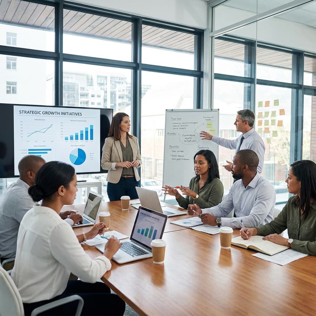 Students studying Business & Management